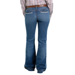 Cinch® Ladies Lynden Dark Stone Wash Trouser Jeans MJ81454082 -Ariat Style MJ81454082 2