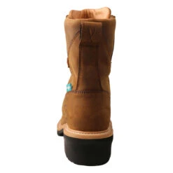 Twisted X Men's Brown Composite Toe 8" Logger Work Boots MLGCW03 -Ariat Style MLGCW03 6