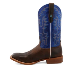 Twisted X® 12" Rancher Indigo Blue & Brown Square Toe Boots MRAL029 -Ariat Style MRAL029 1