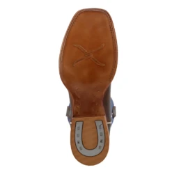 Twisted X® 12" Rancher Indigo Blue & Brown Square Toe Boots MRAL029 -Ariat Style MRAL029 4