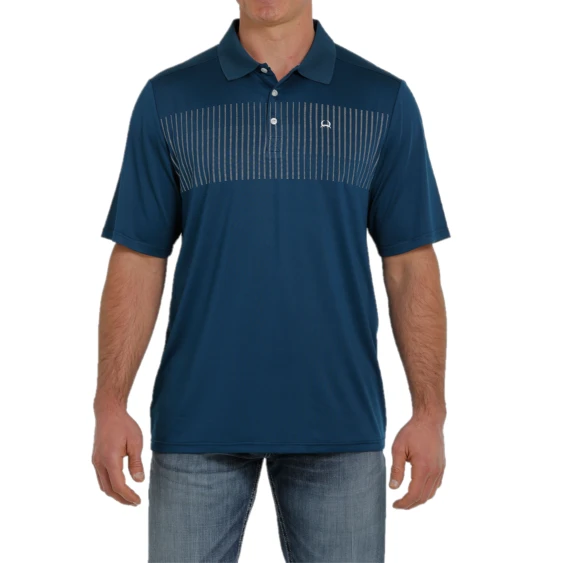 Cinch® Men's Navy Blue Athletic Polo Short Sleeve T-Shirt MTK1834001 1 Cinch® Men's Navy Blue Athletic Polo Short Sleeve T-Shirt MTK1834001
