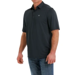 Cinch® Men's Solid Navy Arena Flex Polo Shirt MTK1863025 6 Cinch® Men's Solid Navy Arena Flex Polo Shirt MTK1863025 -Ariat Style MTK1863025 2