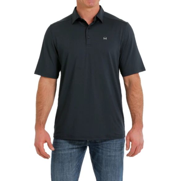 Cinch® Men's Solid Navy Arena Flex Polo Shirt MTK1863025 1 Cinch® Men's Solid Navy Arena Flex Polo Shirt MTK1863025