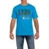 Cinch® Men's Logo Graphic Blue Short Sleeve T-Shirt MTT1690480