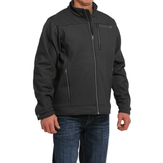 Cinch® Men's Black Textured Bonded Jacket MWJ1086010 3 Cinch® Men's Black Textured Bonded Jacket MWJ1086010 - Image 3