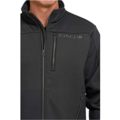 Cinch® Men's Black Textured Bonded Jacket MWJ1086010 7 Cinch® Men's Black Textured Bonded Jacket MWJ1086010 -Ariat Style MWJ1086010 3