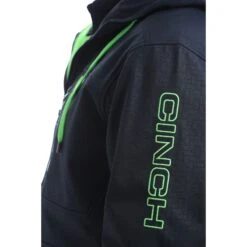 Cinch Men's Black Logo Softshell Hooded Bonded Jacket MWJ1524001 8 Cinch Men's Black Logo Softshell Hooded Bonded Jacket MWJ1524001 -Ariat Style MWJ1524001 5