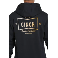 Cinch® Men's Graphic Logo Navy Blue Pullover Sweatshirt MWK1206022 -Ariat Style MWK1206022 4