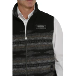 Cinch® Men's Black Striped Concealed Carry Bonded Vest MWV1543006 -Ariat Style MWV1543006 2