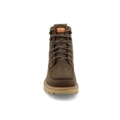 Twisted X® Men's 6" Shitake Brown Waterproof Work Boots MXCW004 -Ariat Style MXCW004 2