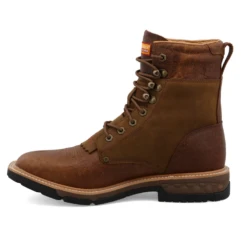 Twisted X® Men's 8" CellStretch Lacer Distressed Brown Boots MXLW001 -Ariat Style MXLW001 2