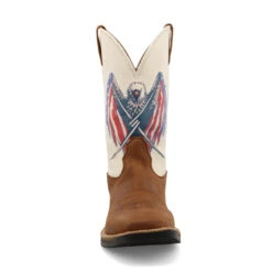 Twisted X Men's Tech X Pecan With Red, White, And Blue Square ToeBoots MXWW002 -Ariat Style MXWW002 05
