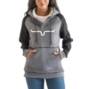 Kimes Ranch Ladies Amigo Fleece Charcoal Hoodie AMIGO-CH