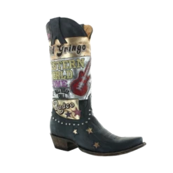 Old Gringo® Ladies Paradise Vesuvio Blue & Silver Western Boots L3608-3