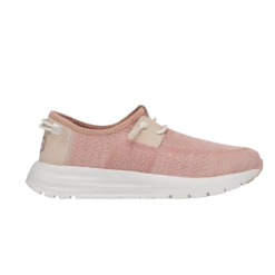 Hey DudeĀ® Womens Wendy Sirocco Shell Pink Slip On Shoes 40148-1LA