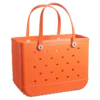 Bogg Bag ORANGE You Glad You Got Bogg Tote 26OBOR