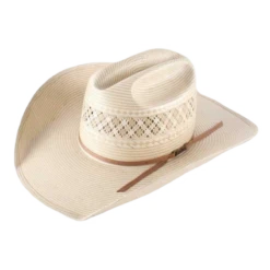 American Hat Co. Cattleman Vented Ivory Straw Hat 1011-2CCHOC