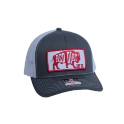Red Dirt® Men's Original Buffalo Charcoal Trucker Cap RDHC57