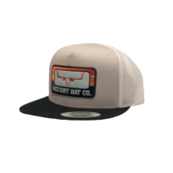 Red Dirt® Men's Longhorn Silver & Black Trucker Cap RDHC321