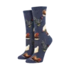 SockSmith Ladies Hen House Denim Crew Socks WNC774-DEN