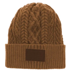 Hooey Ladies Knitted Tan Beanie 2052TN