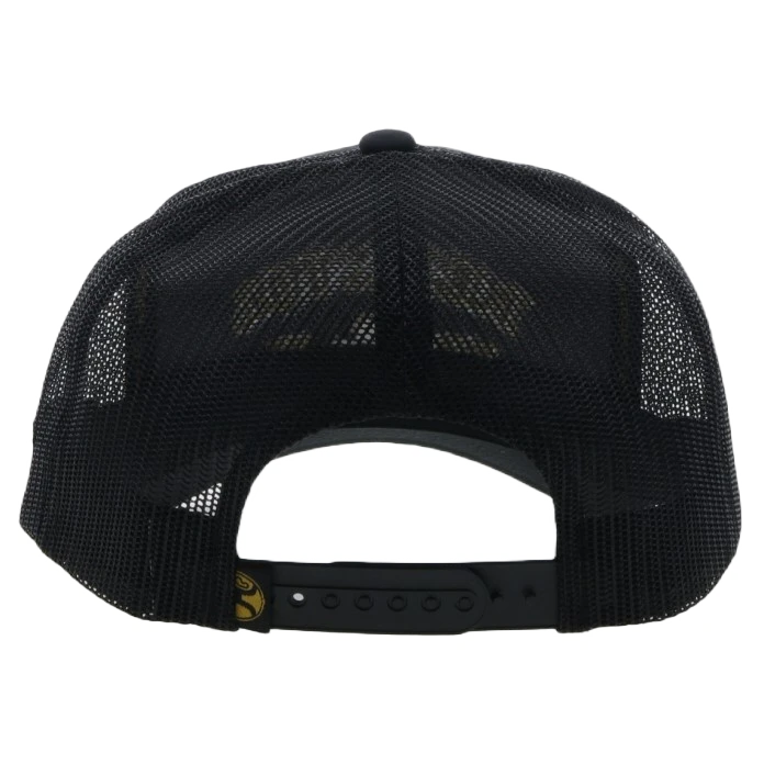 Hooey® Men's Resistol Black & Gold Trucker Cap 2354T-BK 3 Hooey® Men's Resistol Black & Gold Trucker Cap 2354T-BK - Image 3