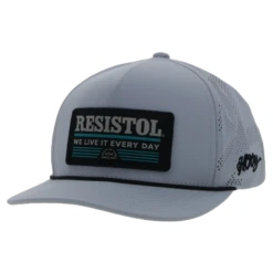 Hooey® Men's Resistol 5 Panel Grey Cap 2352T-GY