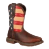 Durango® Men's Rebel™ Union Flag Brown Square Steel Toe Boots DB020