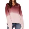 Kimes Ranch® Ladies Santa Fe Red Fleece Pullover Sweatshirt S22-190618
