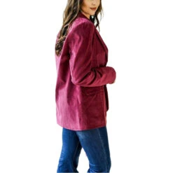 L&B Ladies Burgundy Corduroy Buffalo Nickel Button Blazer AK0209-BURG 5 L&B Ladies Burgundy Corduroy Buffalo Nickel Button Blazer AK0209-BURG -Ariat Style Myproject 1 13