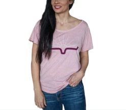 Kimes Ranch Ladies Sunrise Desert Pink SS T-Shirt SUNRISE-PK
