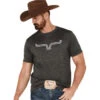 Kimes Ranch® Men's Outlier Charcoal Heather T-Shirt OUTLIR-CHARCOAL