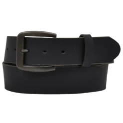 3D Belt Company Men's Distressed Black 1 1/2" Leather Belt D1160