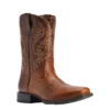 Ariat® Men's Sport Boss Man Rich Cognac Square Toe Boots 10042399
