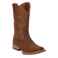 Justin Men's Cowman Cognac Brown Western Boots 7314
