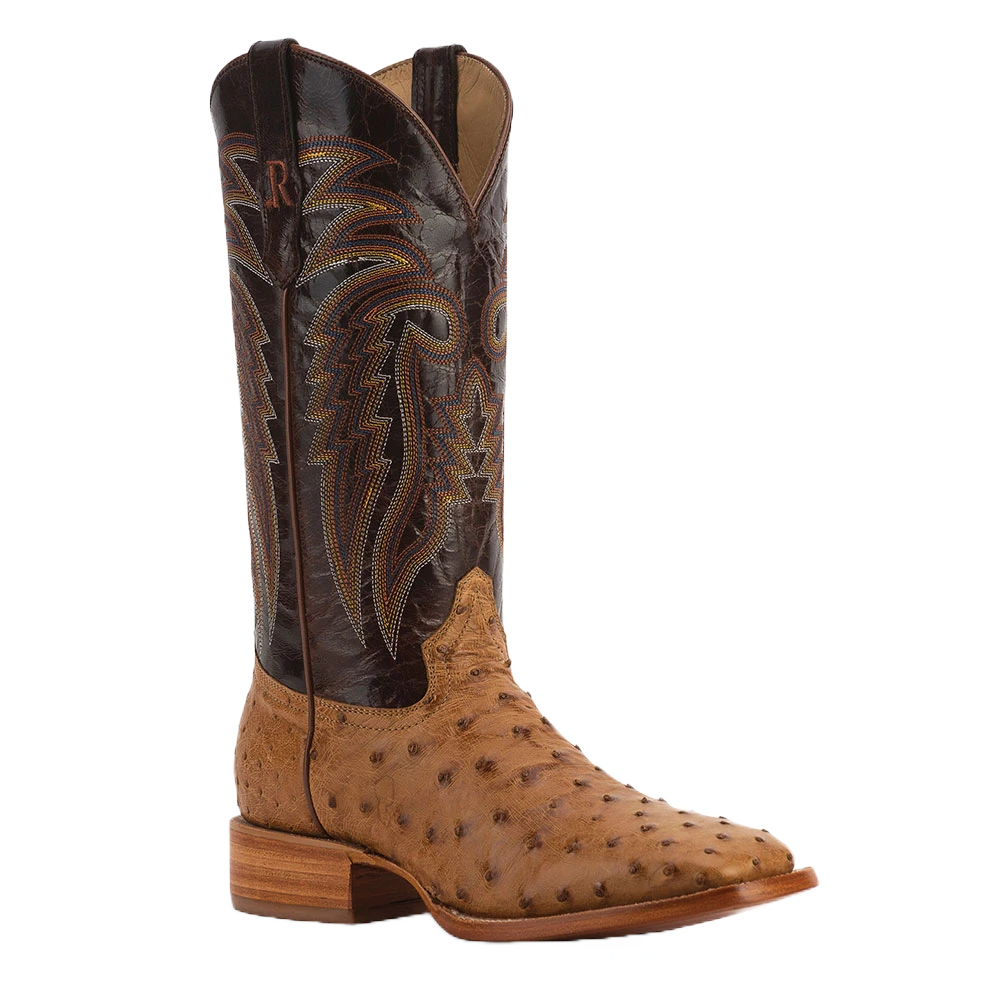 R. Watson Men's Antique Saddle Full QuillBoots RW4603-2 1 R. Watson Men's Antique Saddle Full QuillBoots RW4603-2