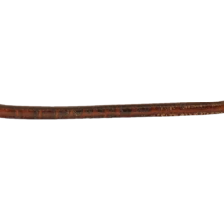 3D Belt Outhouse Croc Print Brown Leather Hatband DH754