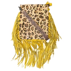 American Darling Cheetah & Gold Acid Wash Concealed Carry Purse ADBGS192F