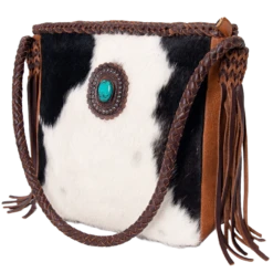 American Darling® Ladies Hairon & Leather Shoulder Bag ADBGM318B