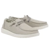 Hey Dude® Ladies Wendy Canvas Sparkling Pearl Grey Shoes 121413312