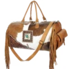 American Darling Cowhide With Leather Accent Duffle Bag ADBG608