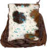 American Darling Turquoise Cowhide Crossbody ADBGS192ACTRQ
