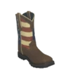 Cowtown Men's American Flag Soft Toe Work Boot CT-1001