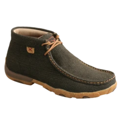 Twisted X Ladies Chukka Charcoal Driving Mocs WDM0144