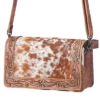 American Darling® Embossed Tooled Hair On Crossbody ADBG683