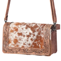 American Darling® Embossed Tooled Hair On Crossbody ADBG683