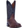 Dan Post Men's Winslow Brown & Blue Square Toe Western Boots DP4556