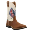 Twisted X Men's Tech X Pecan With Red, White, And Blue Square ToeBoots MXWW002
