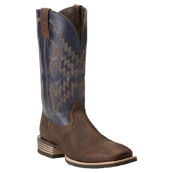 Ariat Men's Tycoon Bar Top Brown & Arizona Sky Square Toe Boots 10014053