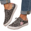 Very G Ladies Cosmic Grey Leopard Print Casual Shoes VGSP0126-032